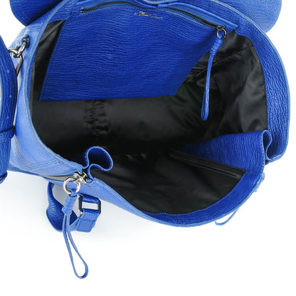 3.1 Phillip Lim 3.1 Textured Calfskin Large Pashli Satchel Cobalt 5 of 7
