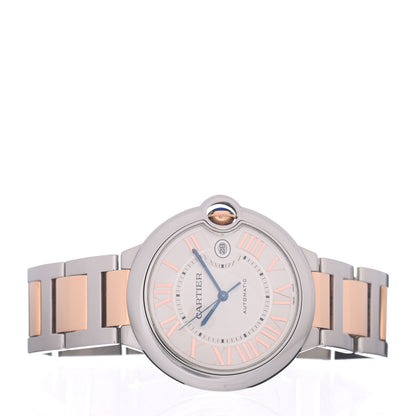 Cartier Stainless Steel 18K Pink Gold 42mm Ballon Bleu De Cartier Automatic Watch 2 of 5