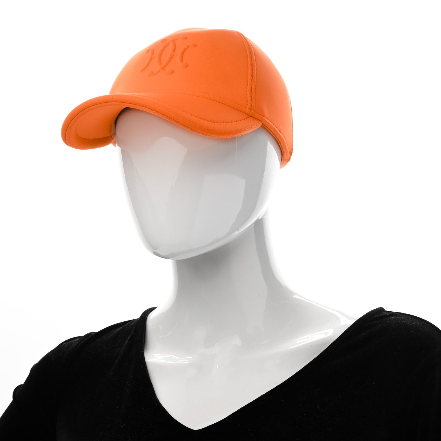 Hermes Neoprene Atlantic Cap M Orange Fluo 2 of 8