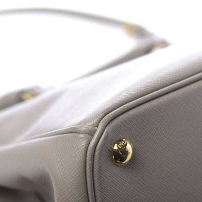 Prada Saffiano Medium Galleria Double Zip Tote Pomice 19 of 20