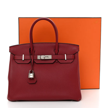 Hermes Togo Birkin 30 Rouge Grenat 15 of 15