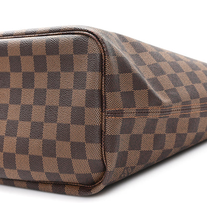 Louis Vuitton Damier Ebene Neo Neverfull MM Rose Ballerine 10 of 12