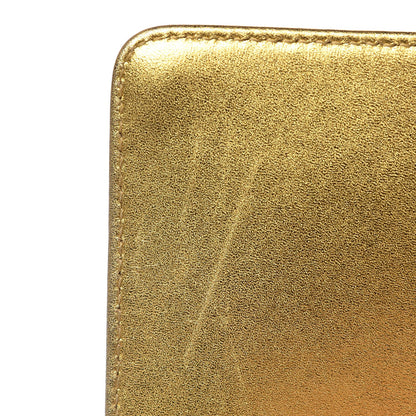 Chanel Metallic Patent Calfskin Quilted Small Boy Flap Gold 9 of 11