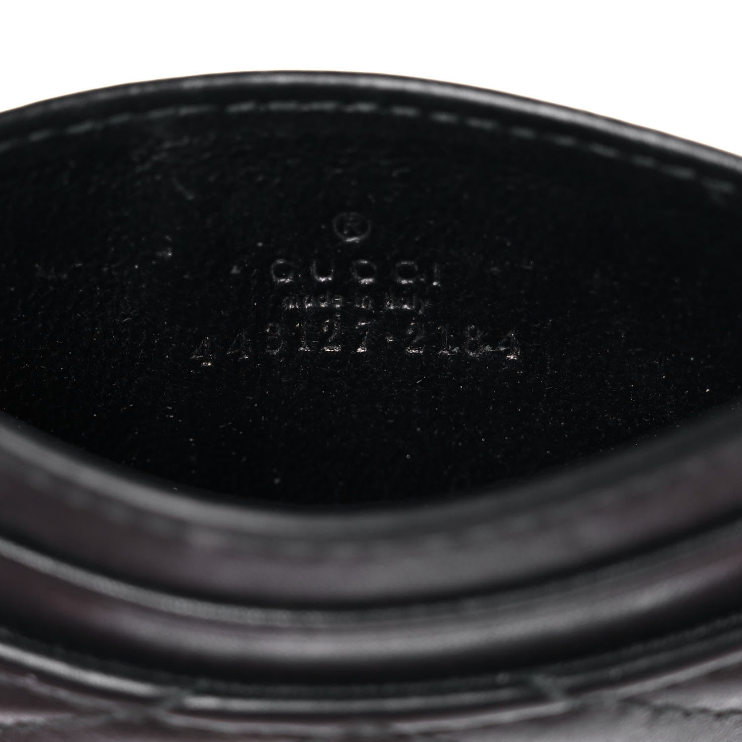 Gucci Calfskin Matelasse GG Marmont Card Holder Black 6 of 14