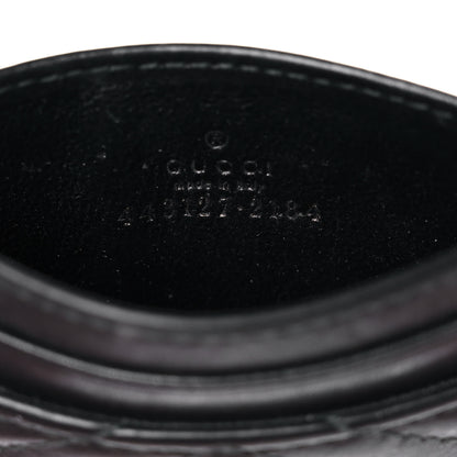 Gucci Calfskin Matelasse GG Marmont Card Holder Black 6 of 14