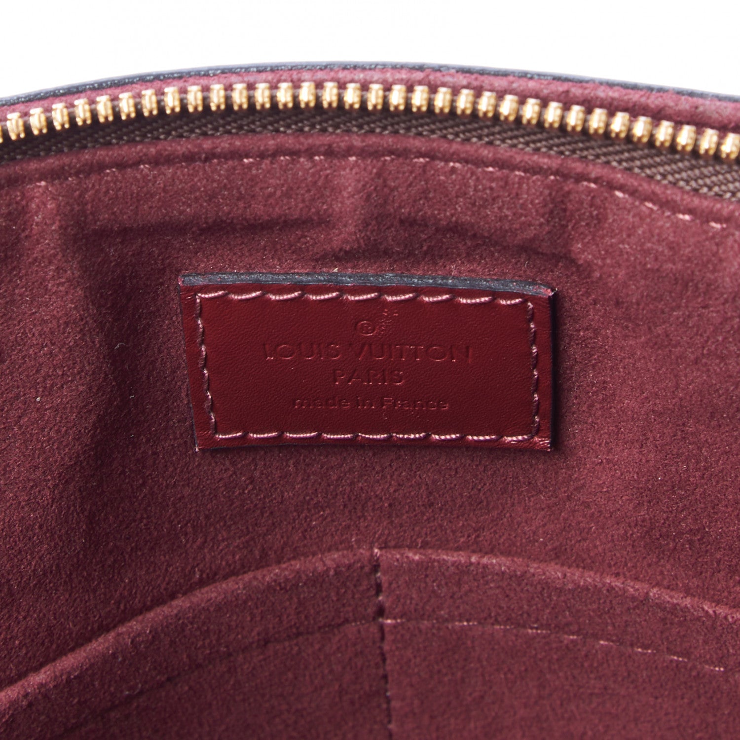 Louis Vuitton Monogram Flower Zipped Tote MM Bordeaux 9 of 9