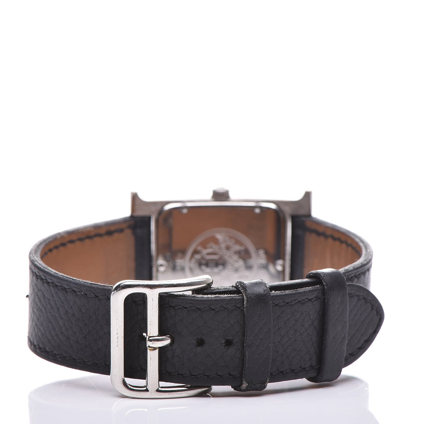 Stainless Steel Courchevel 26mm Heure H Hour Quartz Watch Noir