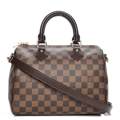 Louis Vuitton Damier Ebene Speedy Bandouliere 25 1 of 8