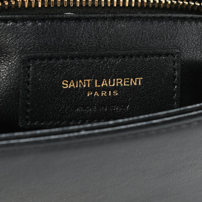Saint Laurent Calfskin Quilted Y Joan Satchel Black 5 of 8