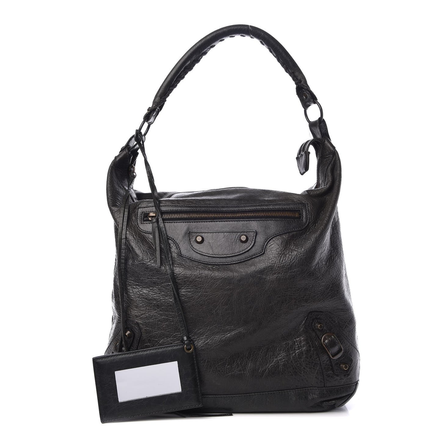 Agneau Classic Hardware Day Hobo Anthracite