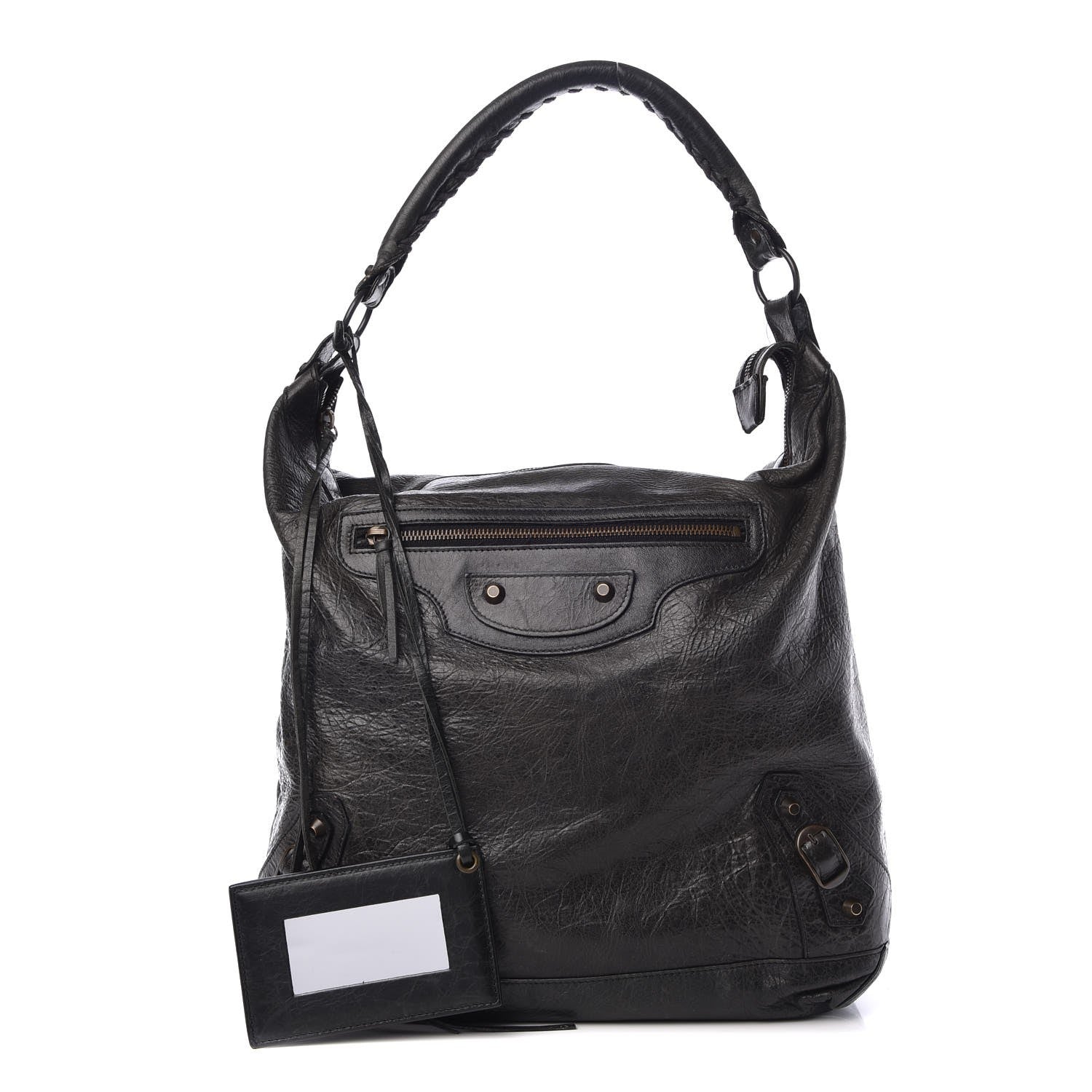 Balenciaga Agneau Classic Hardware Day Hobo Anthracite 1 of 7