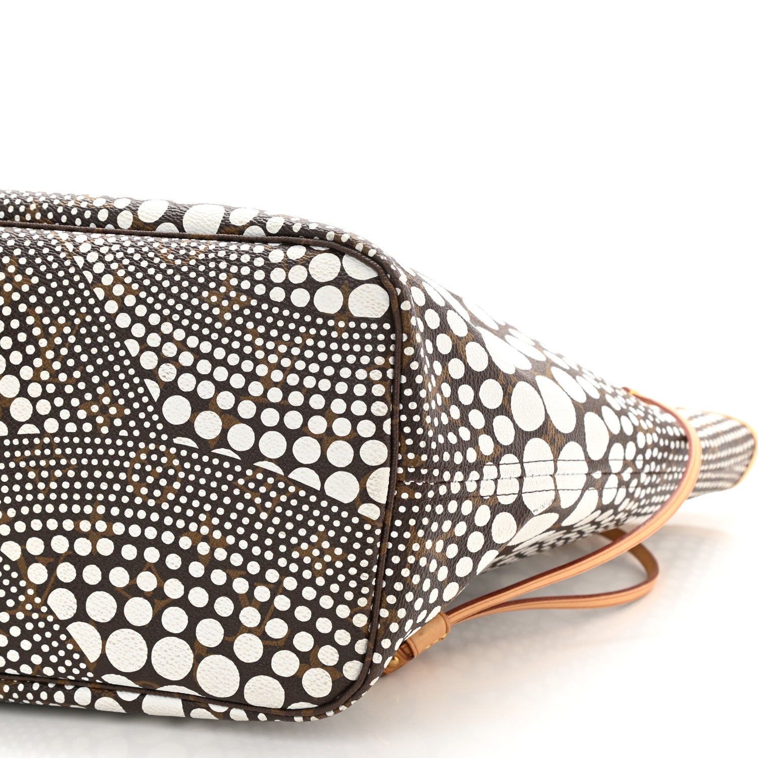 Louis Vuitton Monogram Kusama Waves Neverfull MM White 8 of 8