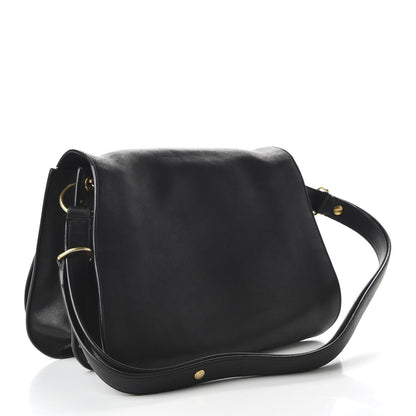 Saint Laurent Lambskin Amalia Flap Shoulder Bag Black 3 of 9