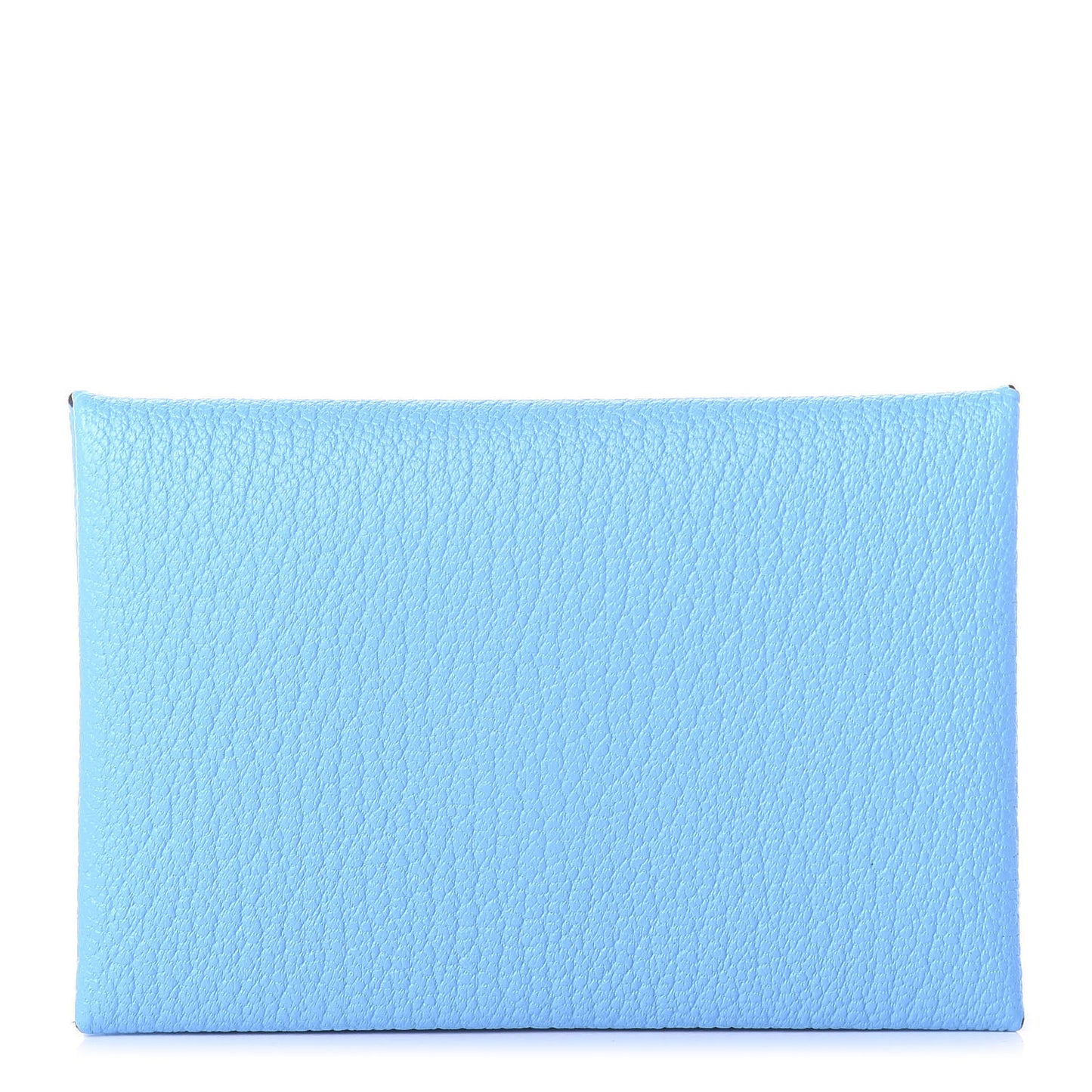 Chevre Mysore Calvi Card Case Celeste Kraft