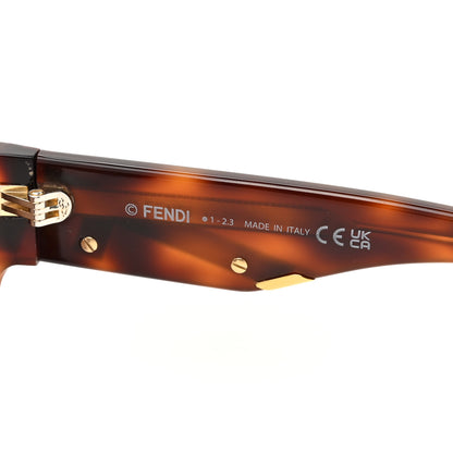Fendi Acetate Fendi First Round Sunglasses FE401351 Blonde Havana 6 of 8