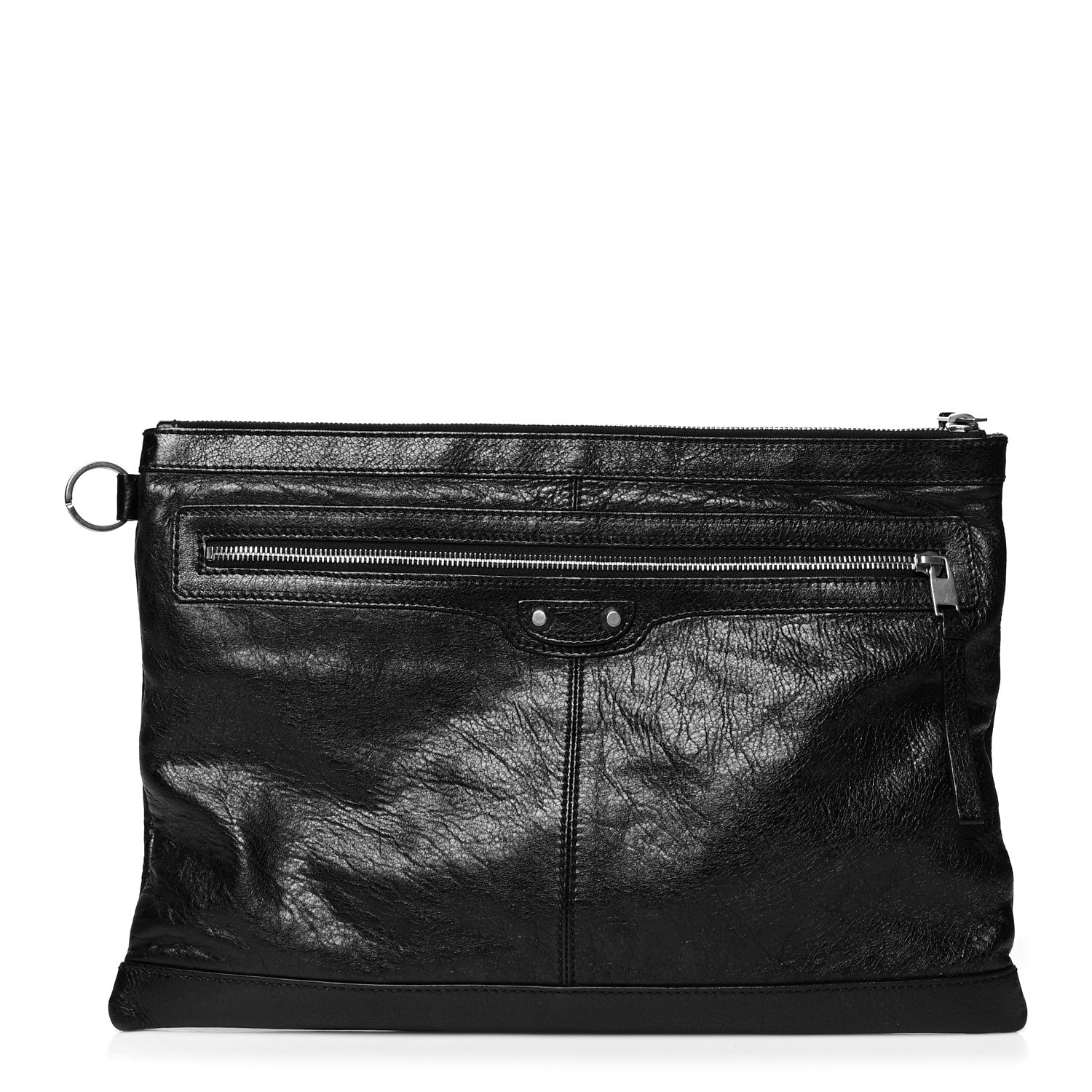 Balenciaga Agneau Arena Classic Hardware Large Clip Black 1 of 8
