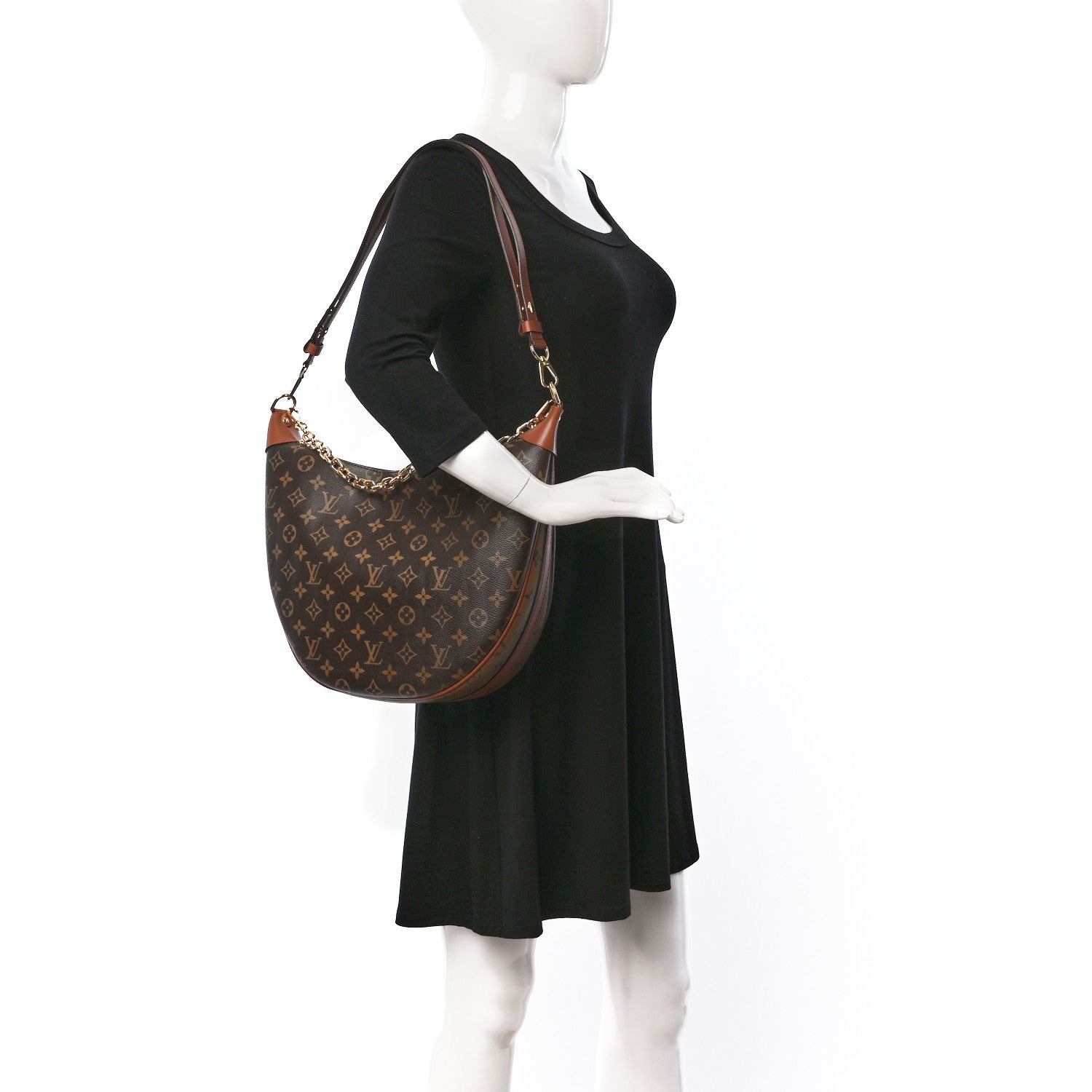 Louis Vuitton Reverse Monogram Loop Hobo 2 of 9
