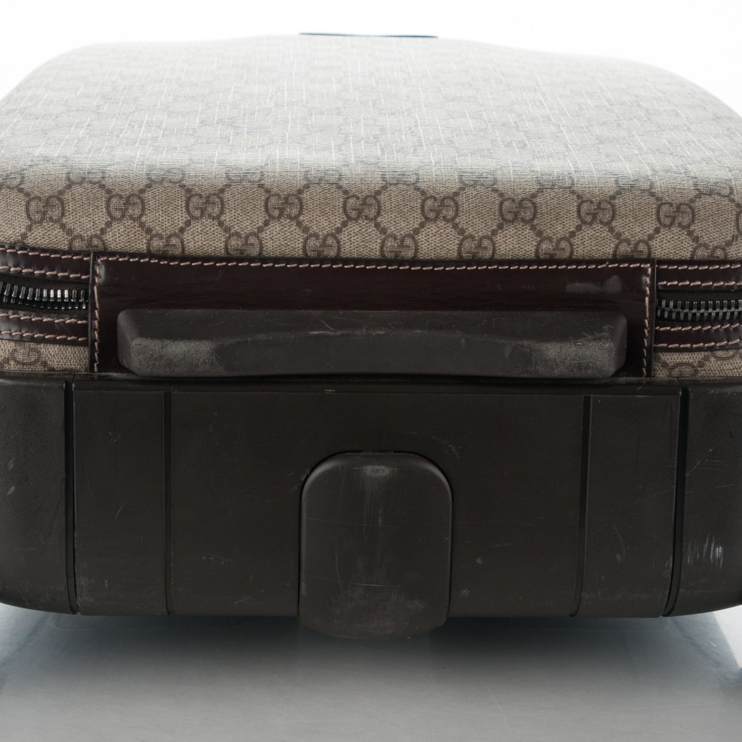 GG Plus Monogram Small Interlocking G Trolley Brown