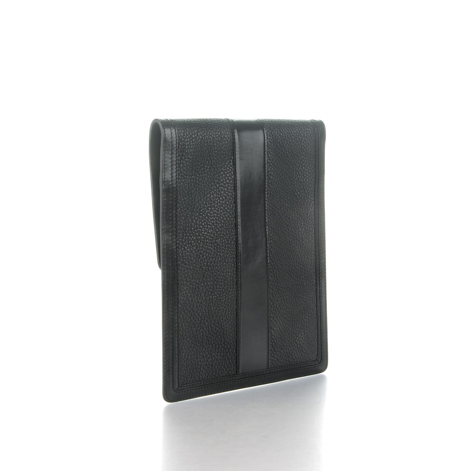 Burberry Grained Calfskin Tablet iPad Sleeve Black 3 of 7