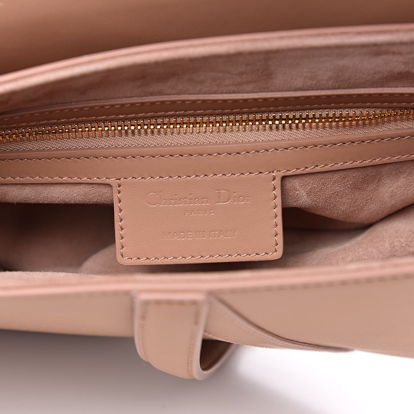 Ultra Matte Calfskin Saddle Bag Blush