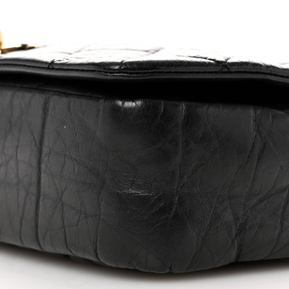 Chanel Aged Calfskin Quilted Small Pondichery Flap Black 10 of 11