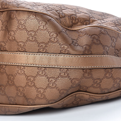Gucci Metallic Guccissima Large GG Twins Hobo Bronze 10 of 12