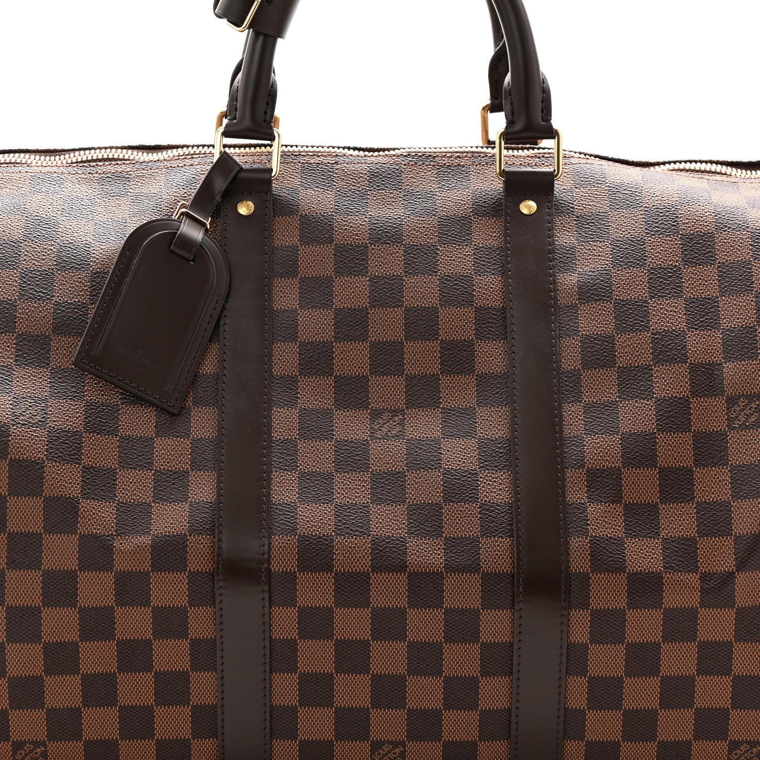 Louis Vuitton Damier Ebene Keepall Bandouliere 55 6 of 8
