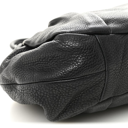 Prada Vitello Daino Shoulder Bag Black 8 of 9
