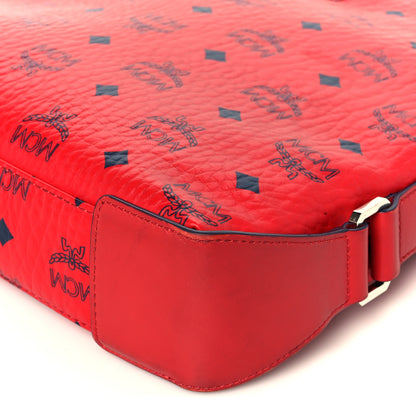 MCM Visetos Crossbody Messenger Red 11 of 11