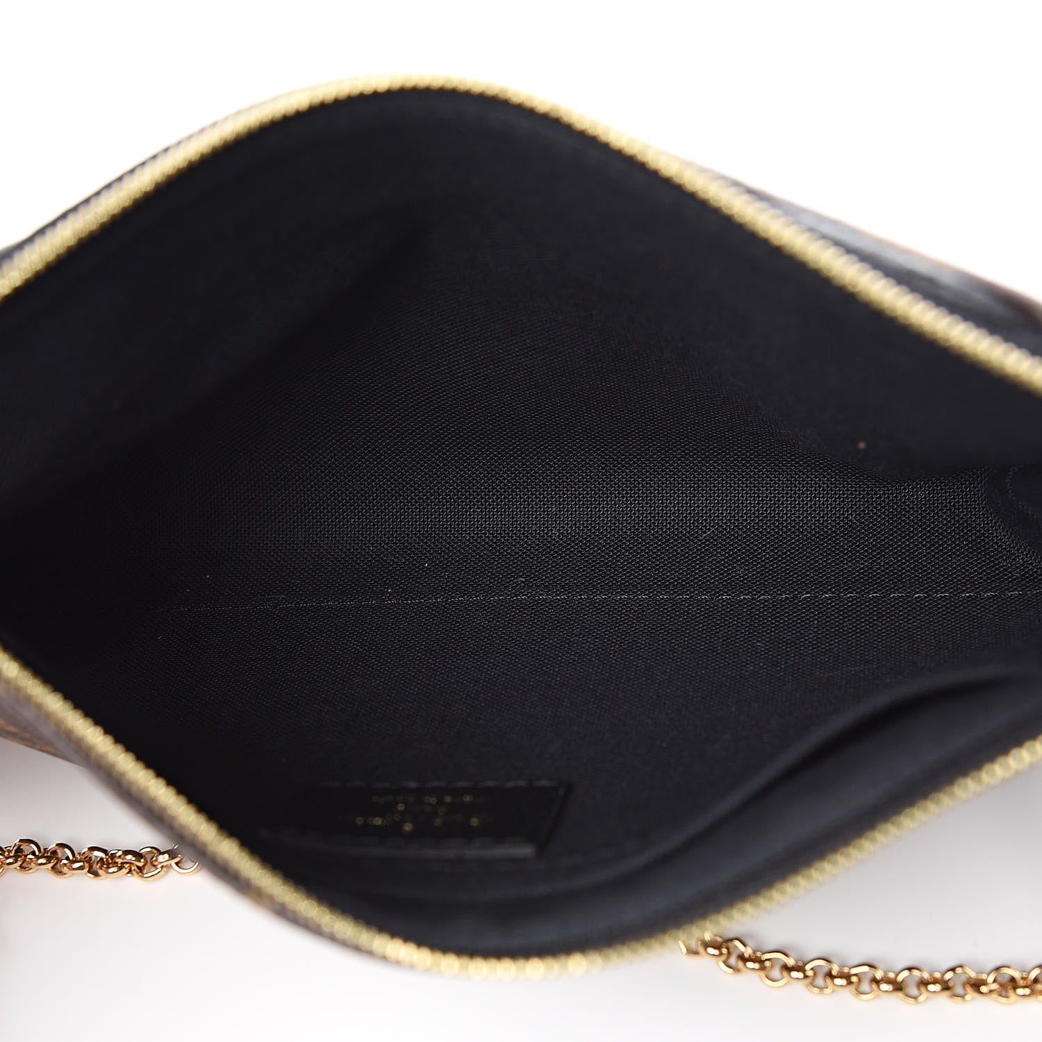 Louis Vuitton Monogram Pallas Clutch Black 5 of 10