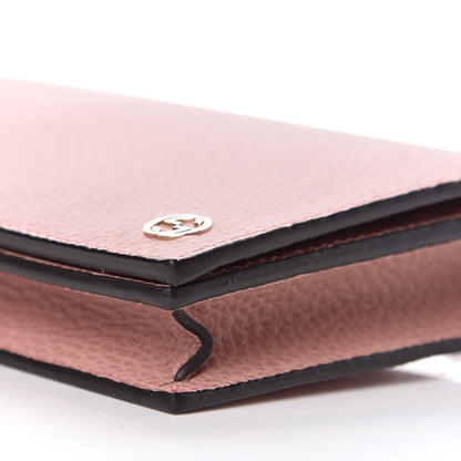 Gucci Dollar Calfskin Medium Betty Chain Wallet Soft Pink 8 of 9