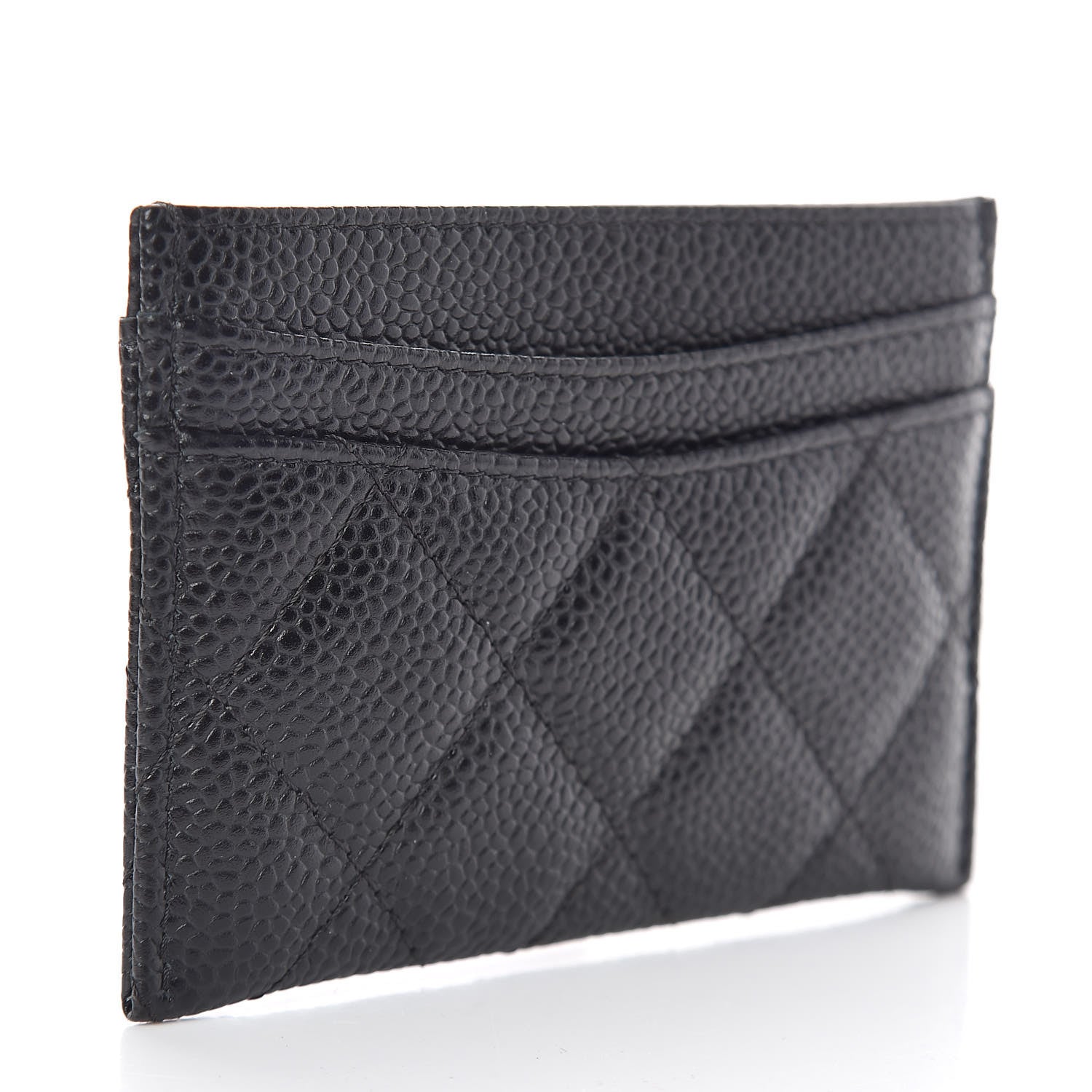 Chanel Caviar Quilted Card Holder Black 3 of 8