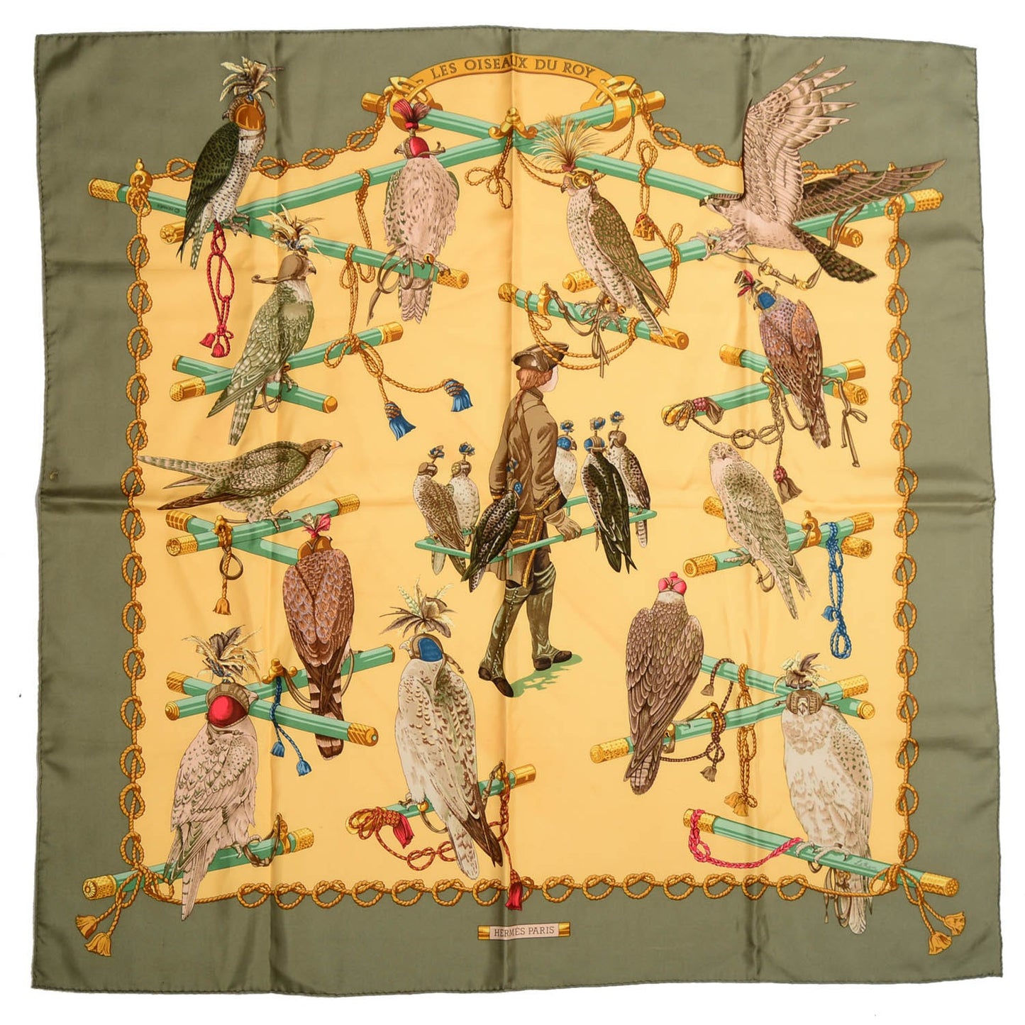 Silk Les Oiseaux Du Roy Scarf 90