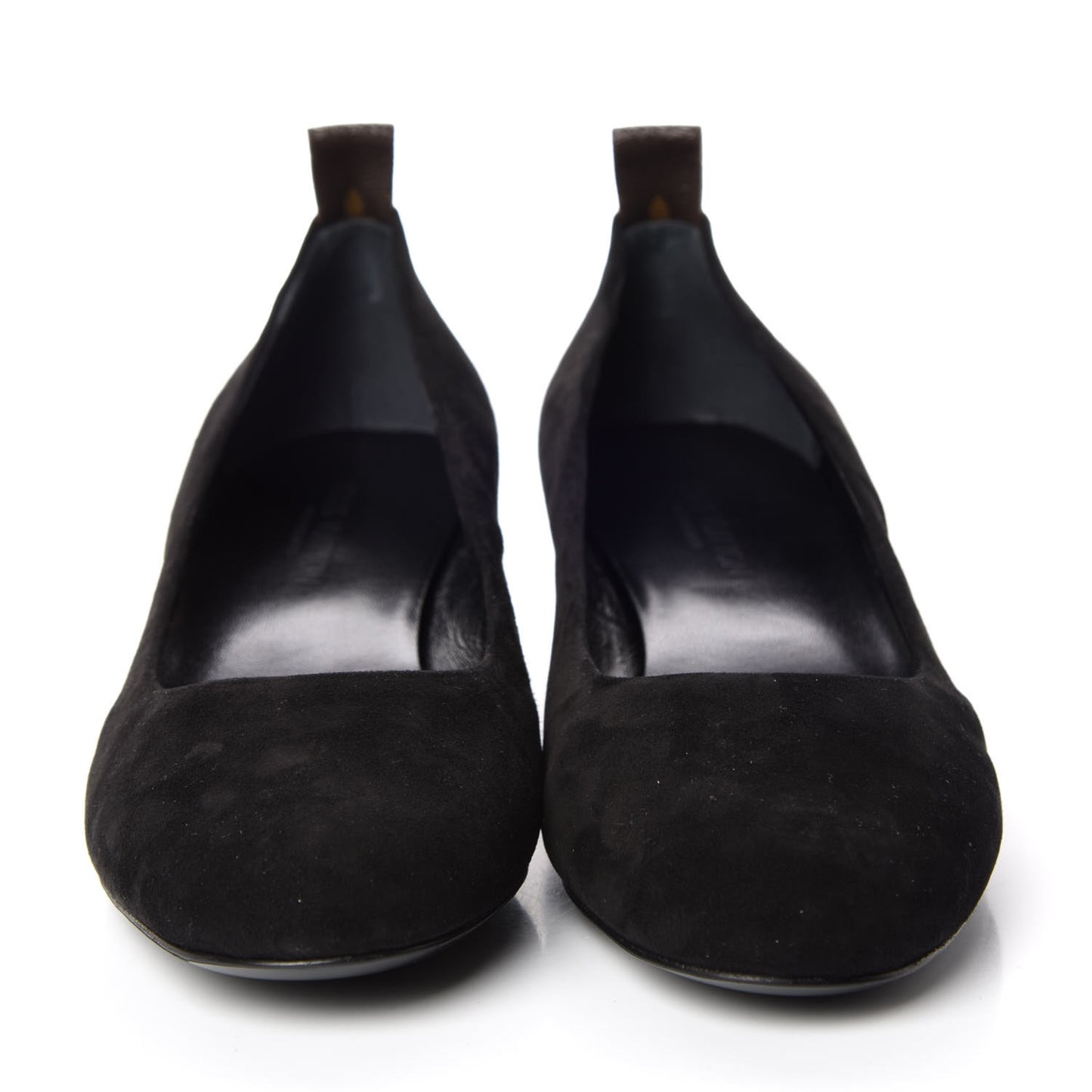 Suede Uniformes Pump 38 Black