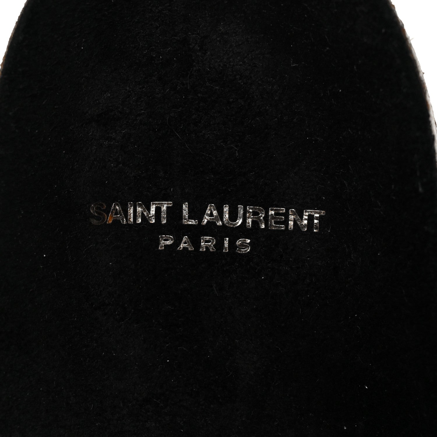Saint Laurent Calfskin Jimmy Cross Slides 40 Black 7 of 8