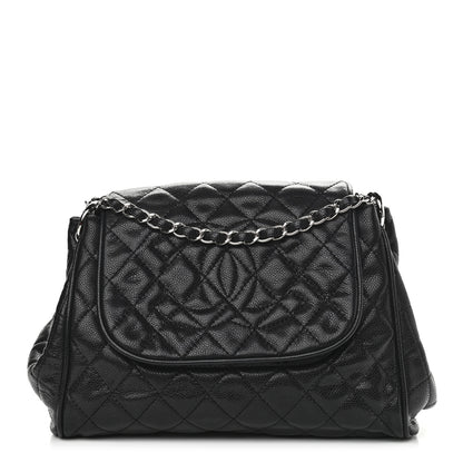 Chanel Caviar Quilted Timeless Accordion Flap Black 1 of 10