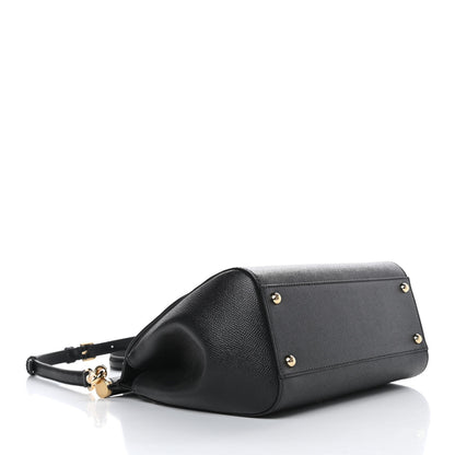 Dolce & Gabbana Dauphine Medium Miss Sicily Satchel Black 4 of 11