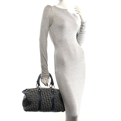 Christian Dior Monogram Duffle Navy Blue 2 of 10