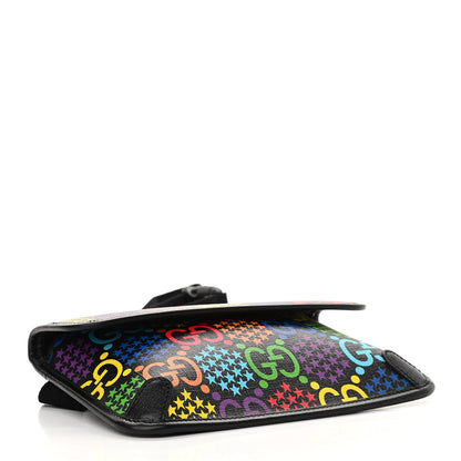 Gucci GG Supreme Monogram Psychedelic Slim Belt Bag Black 4 of 11