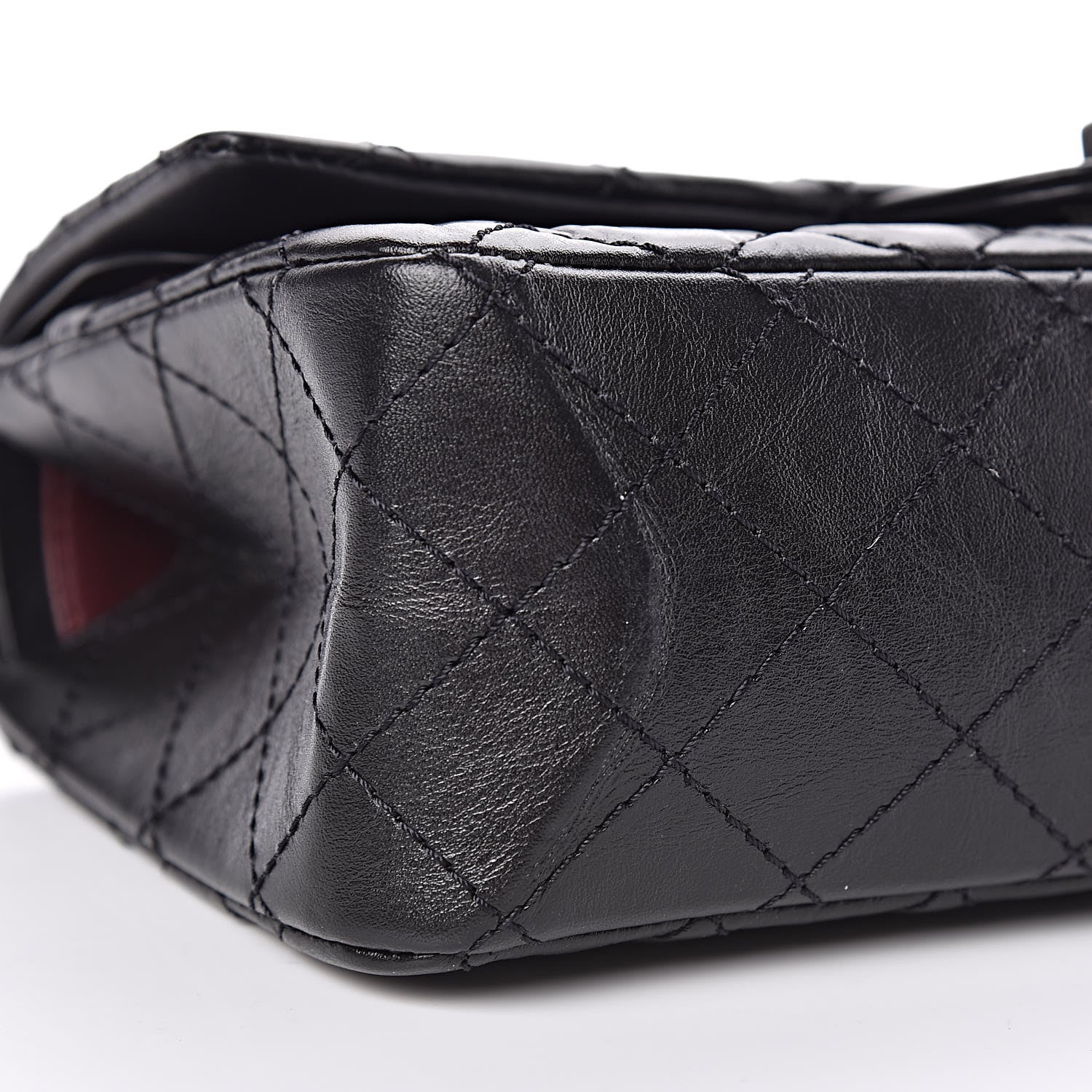 Chanel Aged Calfskin Quilted 2.55 Reissue 225 Flap Black 8 of 9