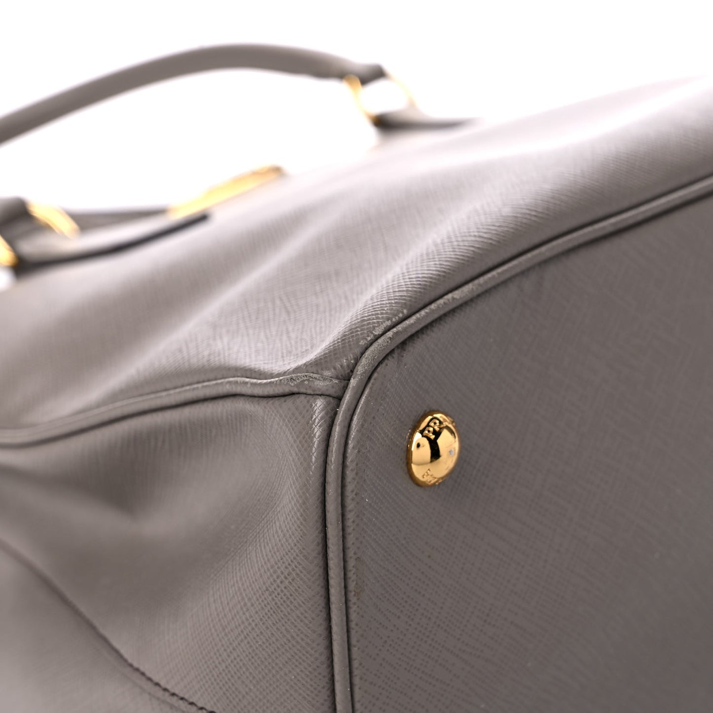 Saffiano Lux Medium Tote Argilla