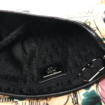 Christian Dior Canvas Paris 50s Saddle Bag Multicolor 5 of 9