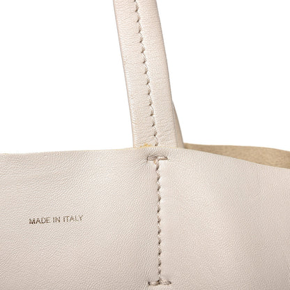 Celine Smooth Lambskin Vertical Bi-Cabas White Grey 7 of 14