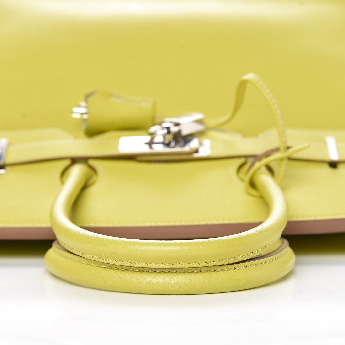 Epsom Candy Birkin 35 Lime Gris Perle