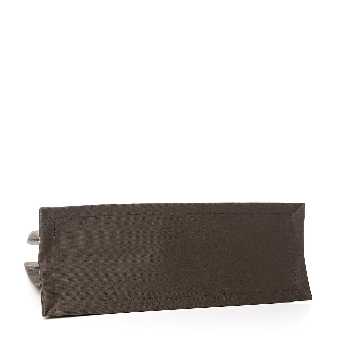 Linen Calfskin Rive Gauche Tote Khaki