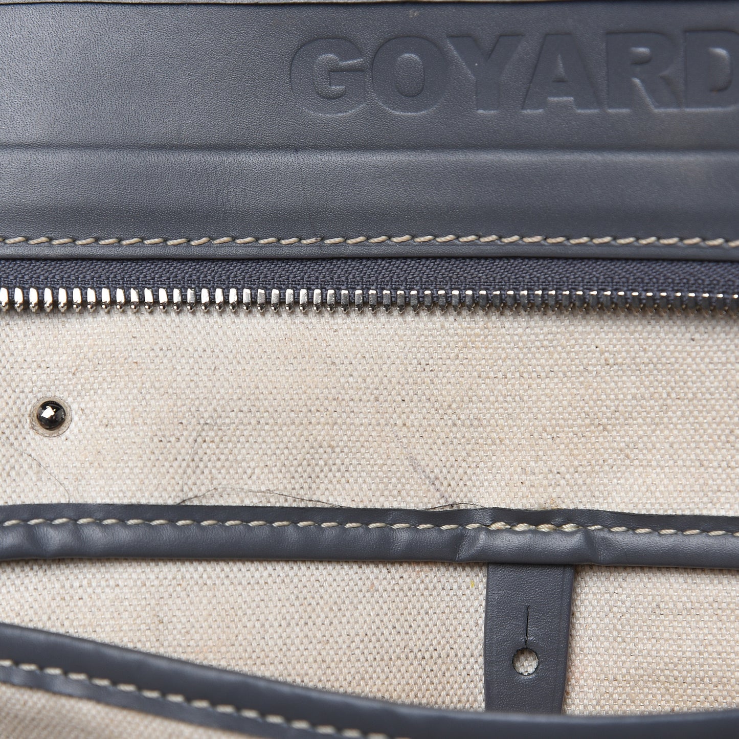 Goyardine Marquises Tote Grey