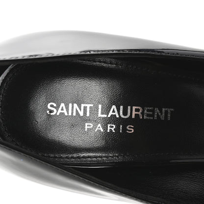 Saint Laurent Patent Opyum 110 Pumps 39 Black Silver 8 of 10