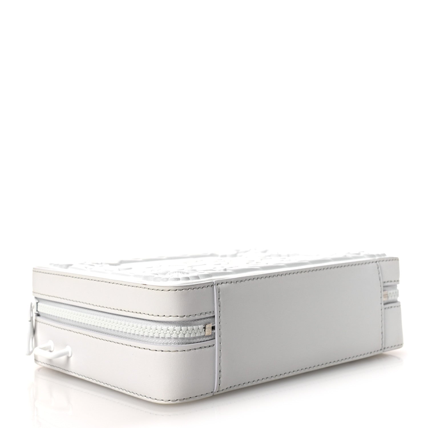 Louis Vuitton Calfskin LV Ornament Soft Trunk Optic White 4 of 10