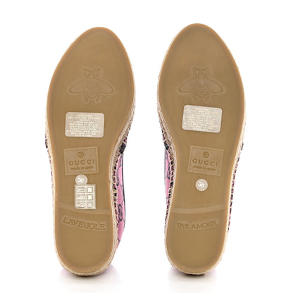Gucci GG Monogram Multicolor Espadrilles 36 Pink Blue 5 of 11