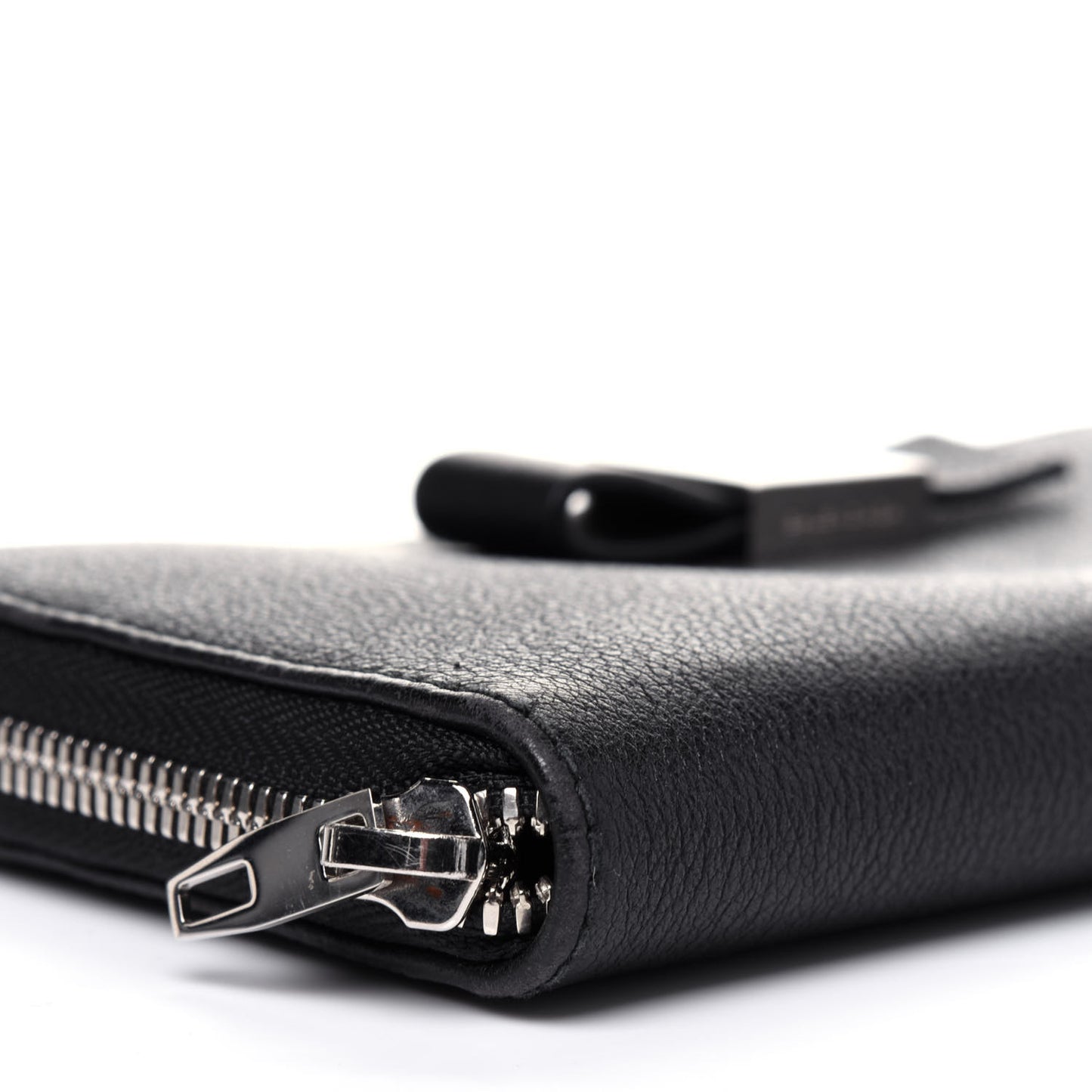 Calfskin Multi Bow Money Wallet Black